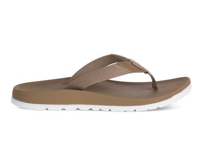 Chanclas Chaco Mujer Lowdown Marrones España AMZT27065